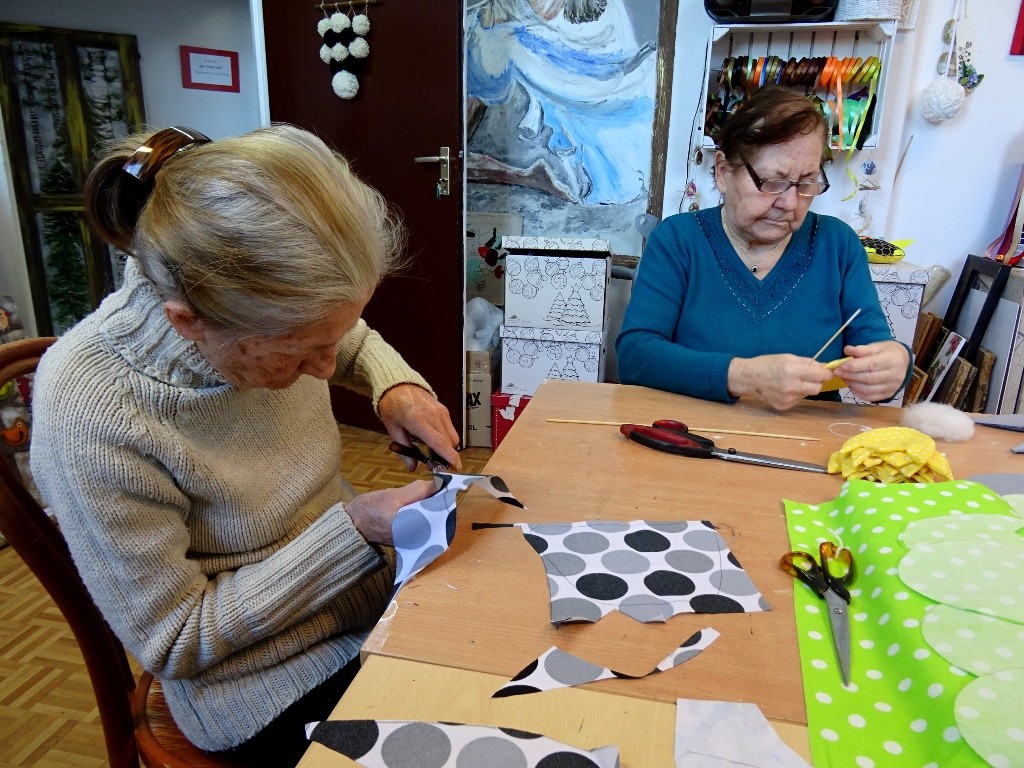 2020 Zajęcia rękodzielnicze w Klubie Seniora